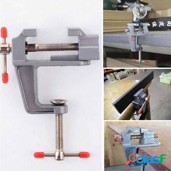Morsetto mini morsa supporto regolabile girevole metallo lampada tavolo perno Morsetto mini morsa supporto regolabile girevole metallo lampada tavolo perno