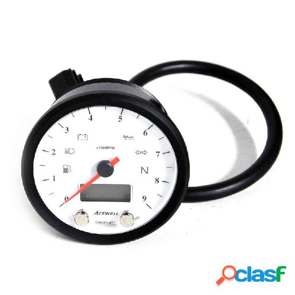 Strumento elettronico multifunzione acewell classic 451-as 9k ghiera nera fondo bianco Strumento elettronico multifunzione acewell classic 451-as 9k ghiera nera fondo bianco