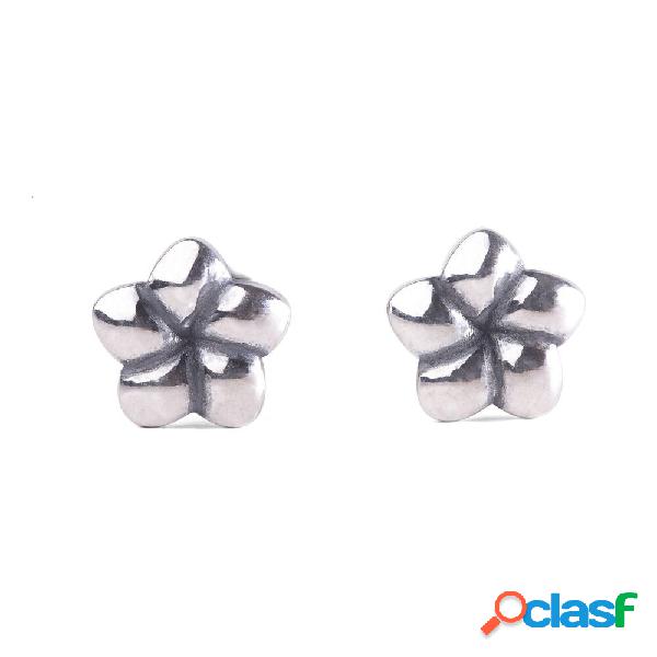 Orecchini trollbeads in argento - fiori tropicali - tagea-00111 Orecchini trollbeads in argento - fiori tropicali - tagea-00111