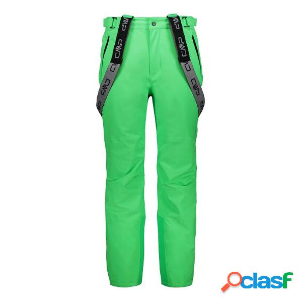 Pantalone sci cmp (colore: verde fluo, taglia: 54)