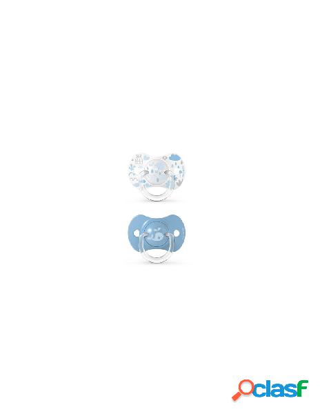 Suavinex succhietto memories silicone 18m+ pro azzurro 2pz Suavinex succhietto memories silicone 18m+ pro azzurro 2pz