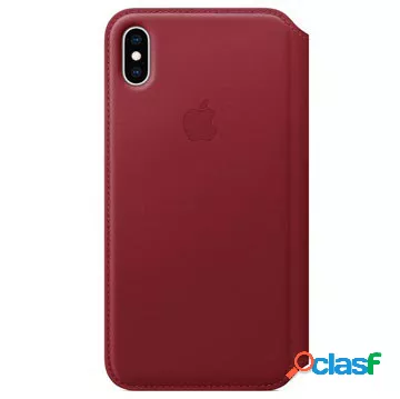 Custodia folio in pelle apple iphone xs mrwx2zm/a - rossa Custodia folio in pelle apple iphone xs mrwx2zm/a - rossa