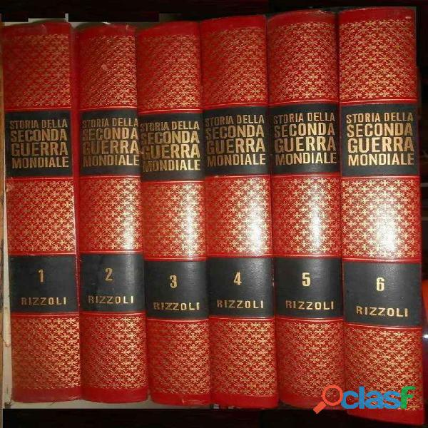 Storia della seconda guerra mondiale opera completa in 6 volumi ed.rizzoli purnell, 1967 Storia della seconda guerra mondiale opera completa in 6 volumi ed.rizzoli purnell, 1967