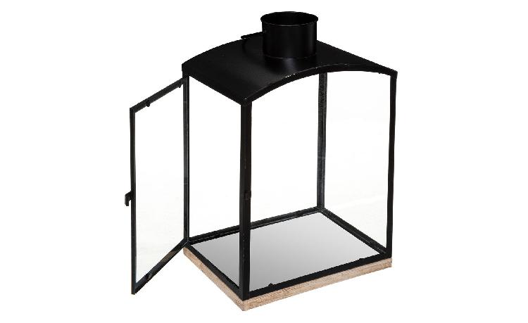 Cimny lanterna in ferro nero 18x29 cm Cimny lanterna in ferro nero 18x29 cm