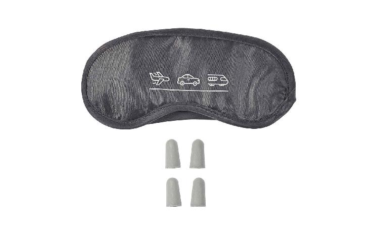 Maschera e tappi per le orecchie da viaggio Maschera e tappi per le orecchie da viaggio