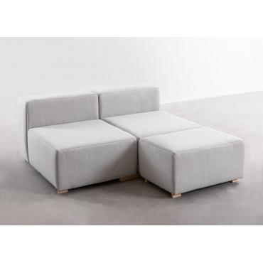 Divano modulare Chaise Longue 3 posti Robert