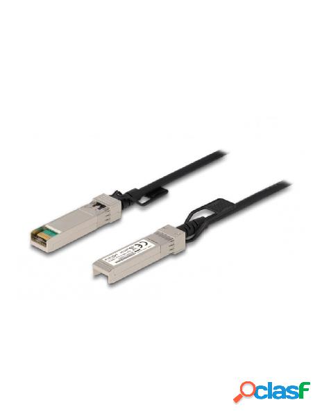 Cavo in rame twinax passivo con connettori sfp+ 10gb 2m nero - delock Cavo in rame twinax passivo con connettori sfp+ 10gb 2m nero - delock