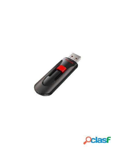 Chiavetta usb sandisk 3102153 cruzer glide nero e rosso nero e rosso - sandisk