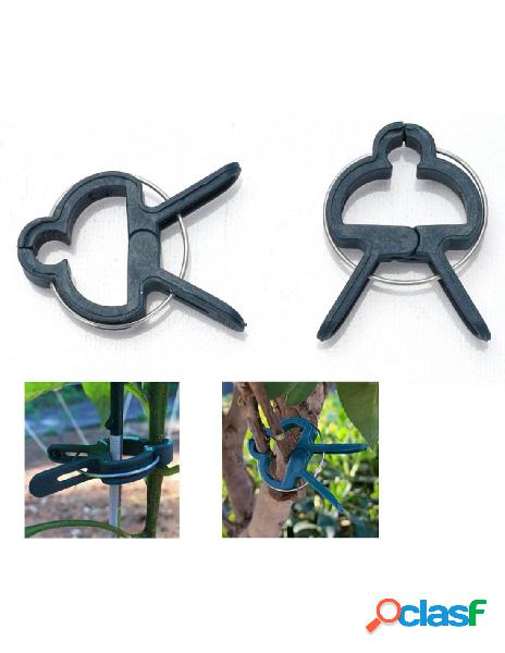 30 pezzi clips per piante sostegno per piante rampicanti pinze a morsetti per giardino 42mm - a2zworld 30 pezzi clips per piante sostegno per piante rampicanti pinze a morsetti per giardino 42mm - a2zworld