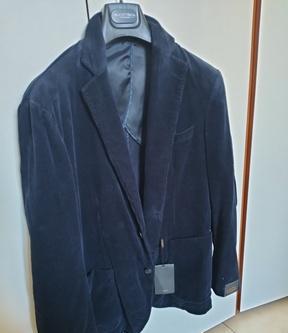 Blazer/giacca uomo taglia 50 blu navy velluto Milano