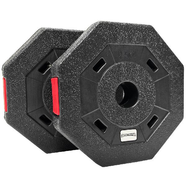 Sportinator dischi per paraurti da 2,5 kg dischi per pesi Sportinator dischi per paraurti da 2,5 kg dischi per pesi