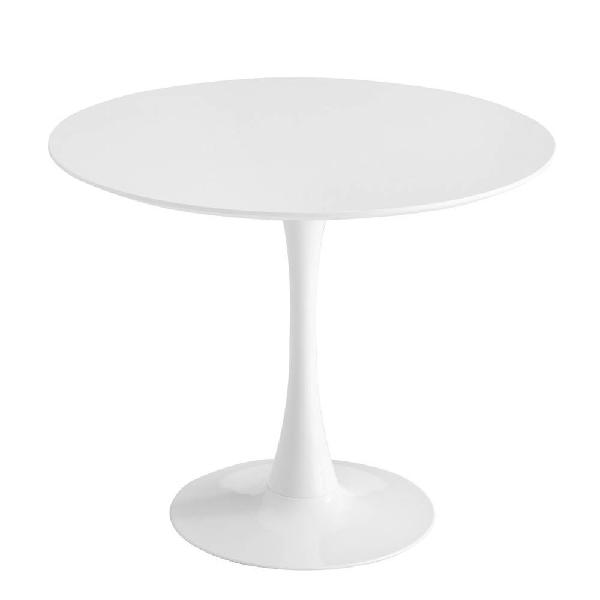 TAVOLO ROTONDO IBIZA WHITE Ø90 CM