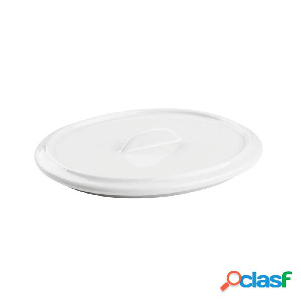 Paderno finger coperchio per tegame ovale cm 14x9,5 in porcellana bianca Paderno finger coperchio per tegame ovale cm 14x9,5 in porcellana bianca