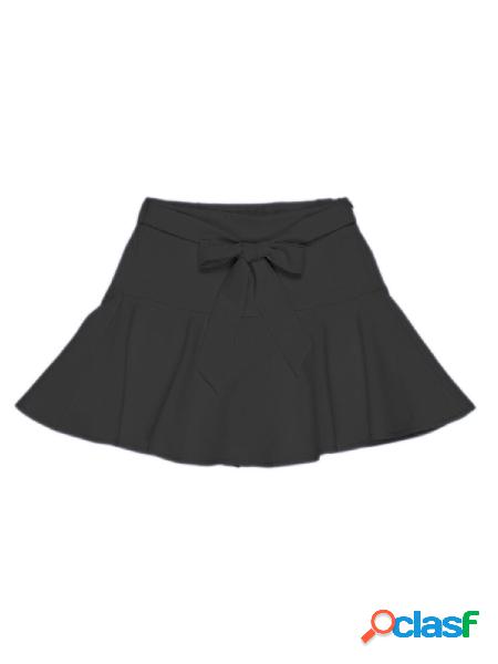 Lulù by miss grant gonna pantalone corta con balza nero Lulù by miss grant gonna pantalone corta con balza nero