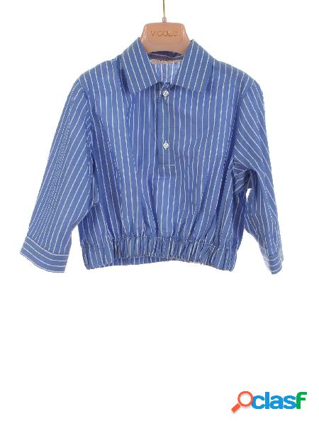 VICOLO GIRL camicia a righe INDACO/BIANCO