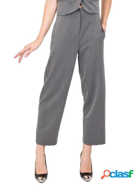 Vicolo pantaloni a gamba dritta grigio Vicolo pantaloni a gamba dritta grigio
