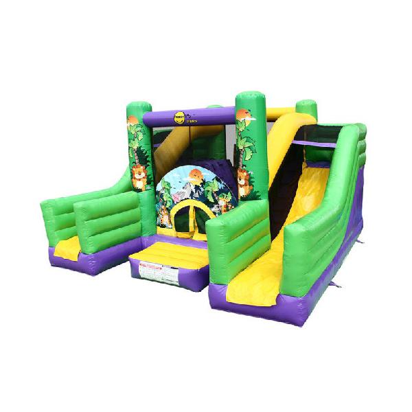 Playset gonfiabile jungle super bouncer happy hop pro cm