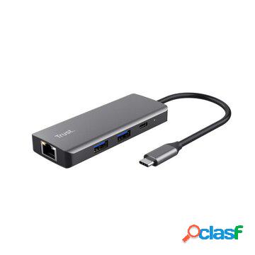 Dalyx usb tipo-c 1000 mbit/s argento