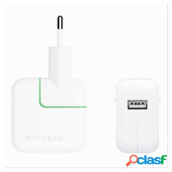 Trade shop - caricabatteria caricatore usb ultra ricarica per smartphone 5v-2100ma maxtech ca-s011