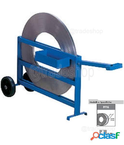 Trade shop - carrello portareggia pf16 in ferro romeo maestri porta reggette metallo 10/16mm Trade shop - carrello portareggia pf16 in ferro romeo maestri porta reggette metallo 10/16mm