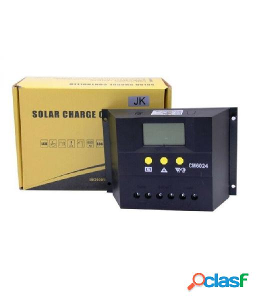 Trade Shop - Controller Regolatore Di Carica Pannelli Solari 12v/24v 60a Automatico