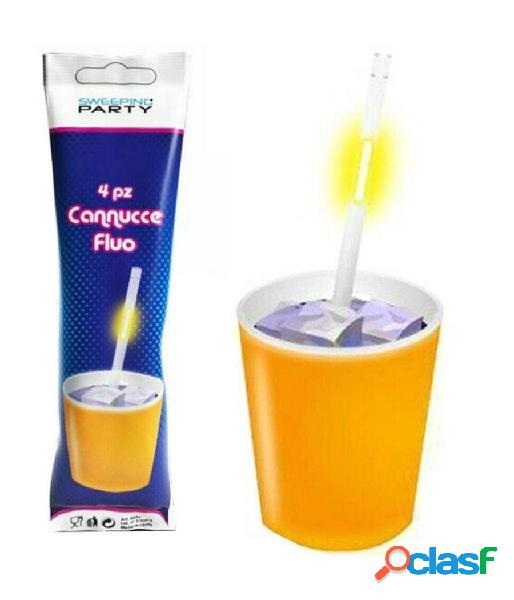 Trade Shop - Kit 24 Pezzi Cannucce Luminose Starlight Party Fluo Concerti Feste Fluorescenti Trade Shop - Kit 24 Pezzi Cannucce Luminose Starlight Party Fluo Concerti Feste Fluorescenti