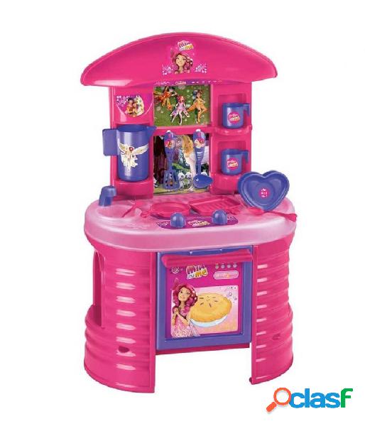 Trade shop - mia &amp; me cucina per bambine altezza 72 cm con accessori giochi giocattolo