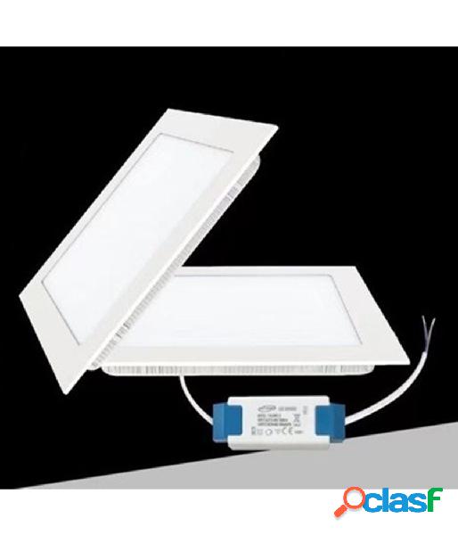 Trade shop - pannello led incasso quadrato slim plafoniera 3w cct 3 colorazioni luce p73a-q3c