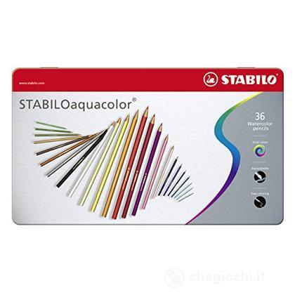 Stabilo aquacolor scatola metallo 12 matite Stabilo aquacolor scatola metallo 12 matite