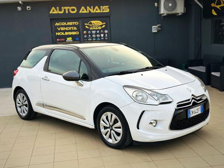 Ds ds3 ds 3 1.4 vti 95 gpl airdream just black garanzia 12