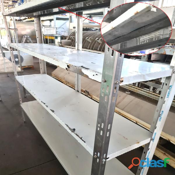 scaffale per camera frigo a 4 mensole usata 1
